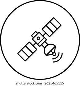 Satellite vector icon. Can be used for printing, mobile and web applications.