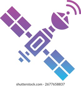 Satellite vector icon. Can be used for printing, mobile and web applications.
