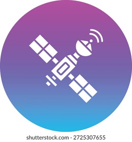Satellite vector icon. Can be used for printing, mobile and web applications.