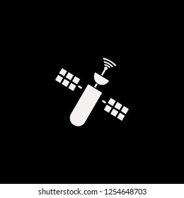 Satellite vector icon. flat Satellite design. Satellite illustration for graphic 