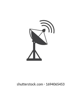 satellite vector icon illustration design template