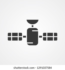 Satellite vector icon sign symbol