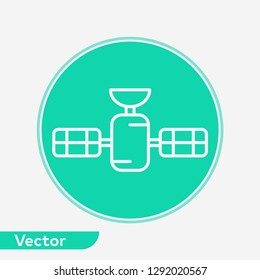Satellite vector icon sign symbol