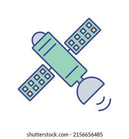 Satellite Vector icon which is suitable for commercial work and easily modify or edit it

