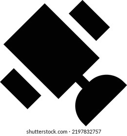 Satellitenbild auf transparentem Hintergrund.Symbole in Premium-Qualität.Vektorsymbol von Glyphen für Konzept und Grafikdesign.