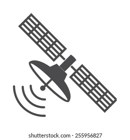 Satellite vector image to be used in web applications, mobile applications and print media