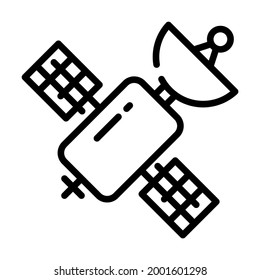 satellite vector line Icon-  Modern style high quality vector illustration.