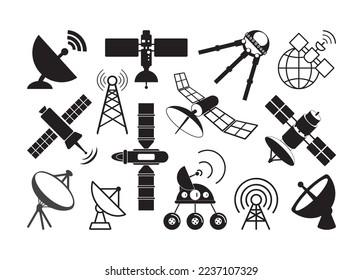 Satellite vector For Print, Satellite vector Clipart, Satellite vector Illustration