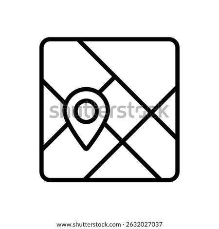 Satellite View vector icon stock illustration