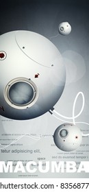 satellites with the fantastic flying wires in space