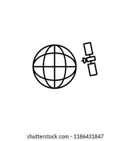 Satellites smart planet  icon. Element of future technology icon for mobile concept and web apps. Thin line Satellites smart planet  icon can be used for web and mobile