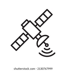 Satellite,Signal Icon Logo Design Vector Template Illustration