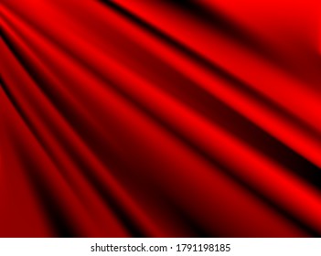 satin dark red cloth fabric isolated on concept design backgrounds