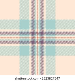 Acetinado pano de fundo vetor, adorável tecido de padrão sem emenda. Aconchegante textura têxtil verificar tartan em cores antigas brancas e leves.