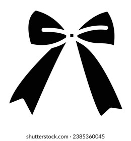 cinta satinada sobre fondo blanco. Regalo de Navidad, día de San Valentín, elemento de envoltura de cumpleaños