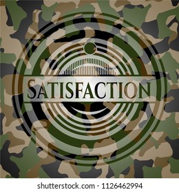 Satisfaction camouflage emblem