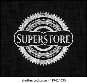 Satisfaction chalkboard emblem
