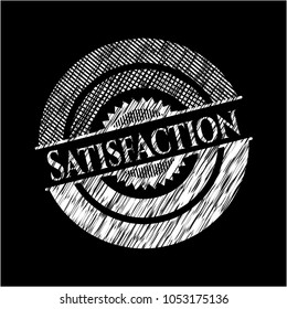 Satisfaction with chalkboard texture