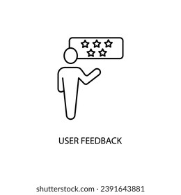 Сustomer satisfaction concept line icon. Simple element illustration. Сustomer satisfaction concept outline symbol design.