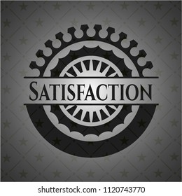 Satisfaction dark badge