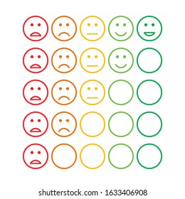 satisfaction feedback review scale service survey vector illustration