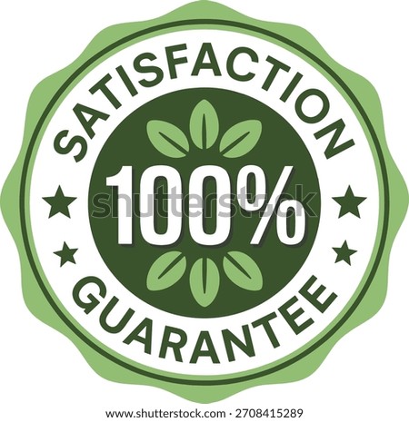 Satisfaction Guarantee Badge Icons Set