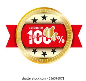 Satisfaction guarantee label
