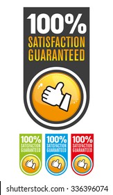Satisfaction guarantee label