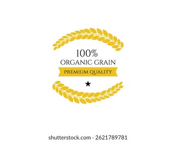 satisfaction guarantee, premium quality, Trust Badges with Wheat Ears