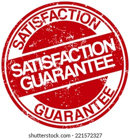 satisfaction guarantee stamp
