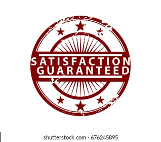 Satisfaction Guaranteed Badge Sticker Label