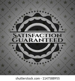 Satisfaction Guaranteed dark emblem. Retro