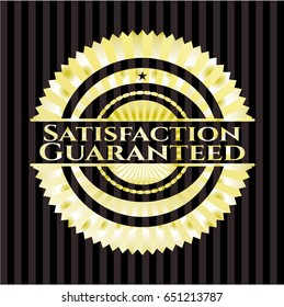 Satisfaction Guaranteed gold shiny emblem