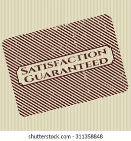 Satisfaction Guaranteed grunge seal