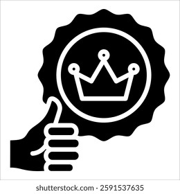 Satisfaction Guaranteed Icon Element For Design