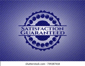 Satisfaction Guaranteed with jean texture