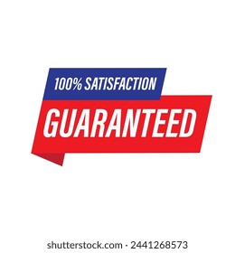 Satisfaction Guaranteed label sticker tag