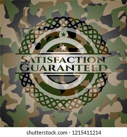 Satisfaction Guaranteed on camouflaged pattern