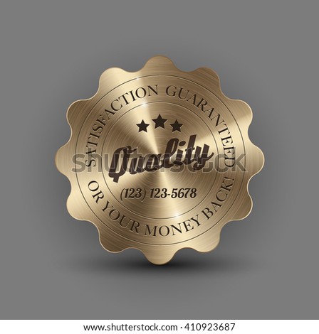 satisfaction guaranteed quality badge