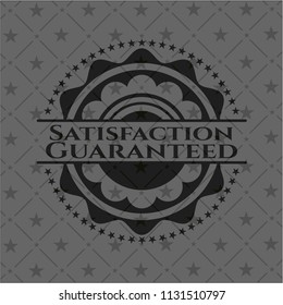 Satisfaction Guaranteed retro style black emblem