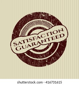 Satisfaction Guaranteed with rubber seal texture