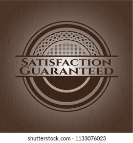 Satisfaction Guaranteed wood emblem