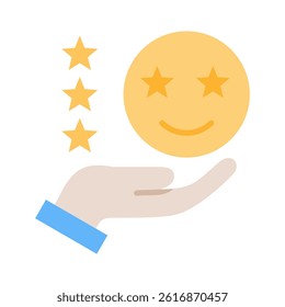 Satisfaction Icon Element for Design