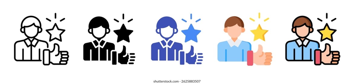 Satisfaction Icon Element For Design