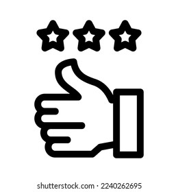 icono de satisfacción o logotipo símbolo de signo aislado ilustración vectorial - iconos vectoriales de estilo negro de alta calidad
