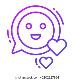 icono de satisfacción, encuesta y comentarios, ilustración vectorial moderna 