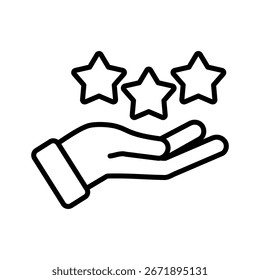 Ilustración del Vector del icono de la satisfacción, fondo blanco