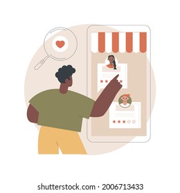 Satisfaction and loyalty abstract concept vector illustration. Customer loyalty management, satisfaction analysis, marketing tool, client feedback tracking, personalized service abstract metaphor.