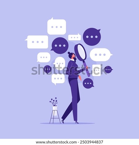 Satisfaction and loyalty abstract or customer feedback analysis concept, customer loyalty management, satisfaction analysis, marketing tool, client feedback tracking, personalized service metaphor