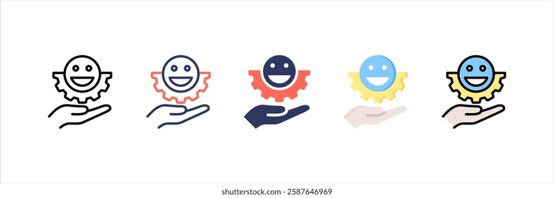 Satisfaction Multi Style Icon Set